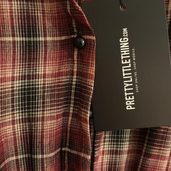 NWT Pretty little thing plaid dress size 6 US - Picture 6 of 6